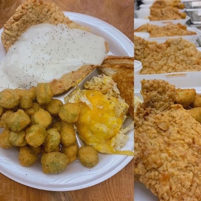 Fried Pork Loin.