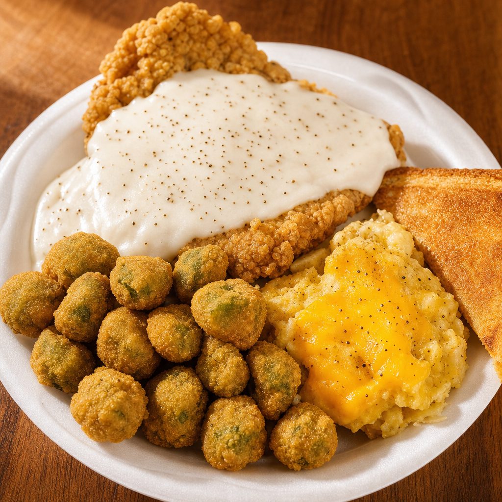 Fried Pork Loin.