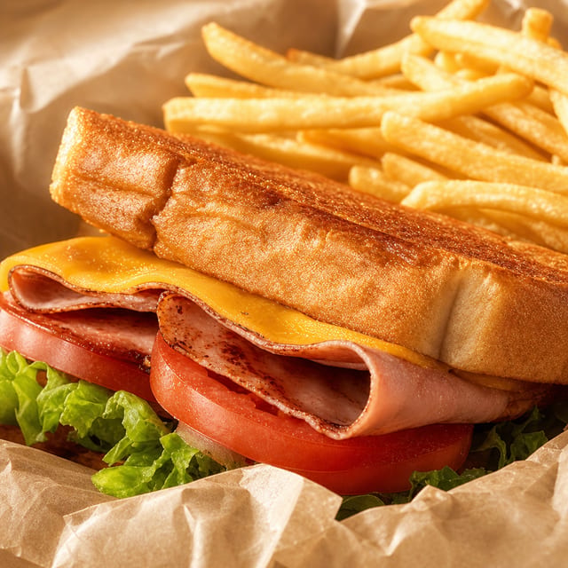 Ham & Cheese Sandwich.